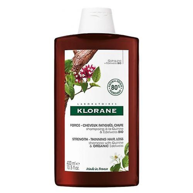 Klorane Quinine Shampoo for Strengthening & Hair Loss with Quinine 400ml