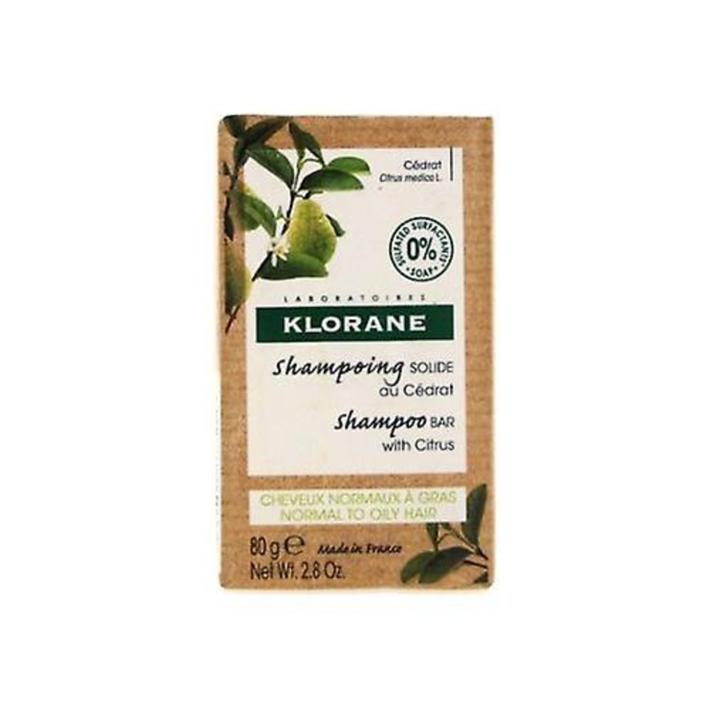 Klorane Solid Shampoo With Citrus 80g