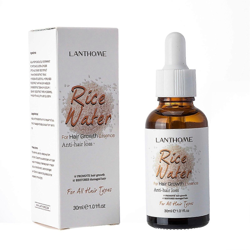 Rices Water Hair Growth Serum Natural Leavein Hair Conditioner Nourishing Strengthen Hair Oil for All Hair Types 30ml