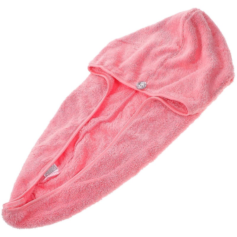 Water Absorbent Cap Thickened Microfiber Hair Drying Cap for Hair Use 1Pcs