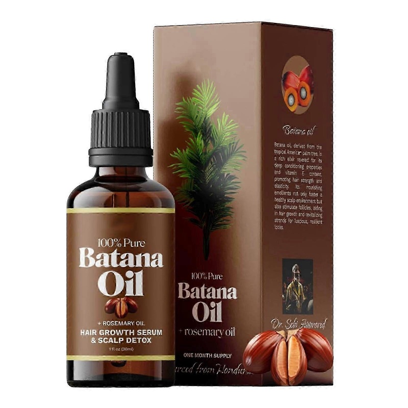 1-3PCS Batana Oil with Rosemary for Hair Growth – Nourish Scalp & Detox for Strong