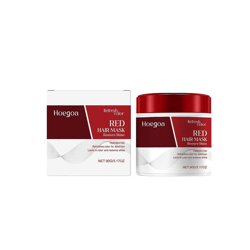 1-3x Color Depositing Red Hair Mask Color Boosting Conditioner, Hydrates and Enhances Red Tones for Color-Treated Dyed Hair 90g
