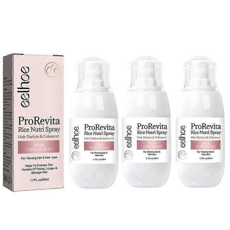 Zephta H-Regrow 2.0 Hair Regrowth Spray – 3-Pack with Prorevita Rice Nutrients for Thicker, Healthier Hair